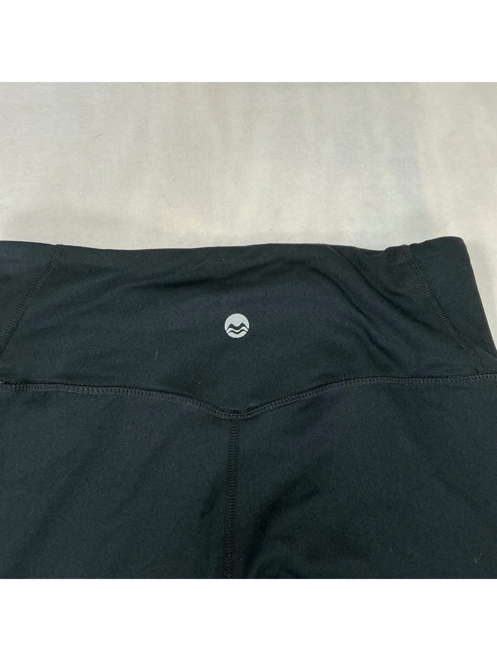 Motion by Coalition Black High Rise Ribbed Panel‎ Athletic Leggings Size Small